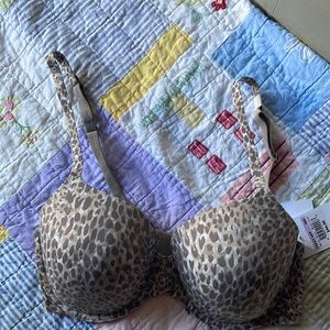 BRAND New Calvin Klein leopard print bra 36D